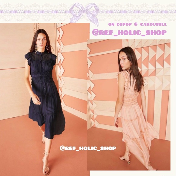 Ulla Johnson Rosalind Tiered Ruffle Midi Dress - Picture 4 of 10